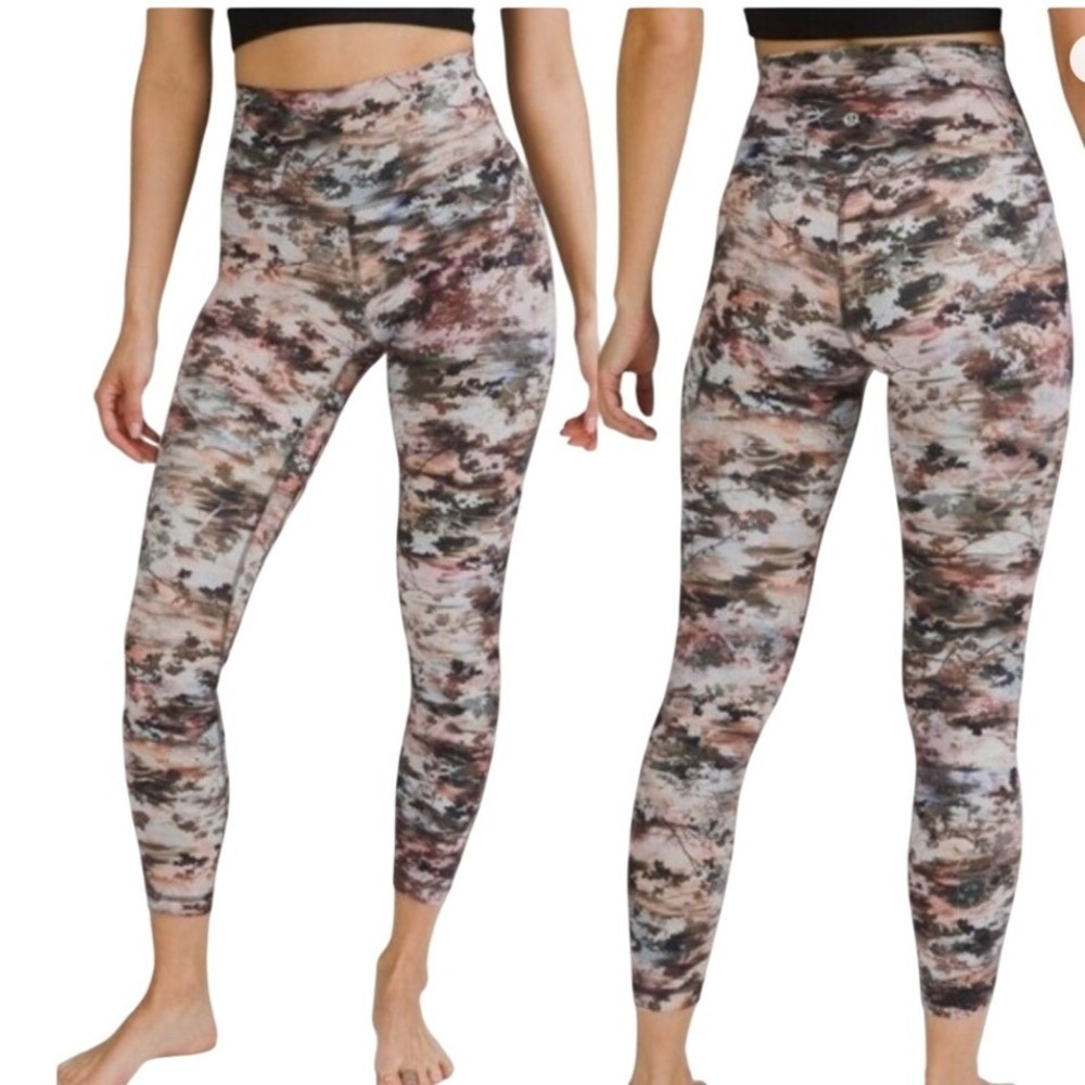 Lululemon Align Future Utopia High Rise Leggings Multi Print Size 2